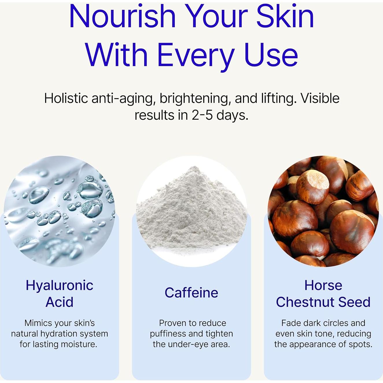 Crema para Ojos Anti-Envejecimiento L'AMARUE 14.17 g Hidratante