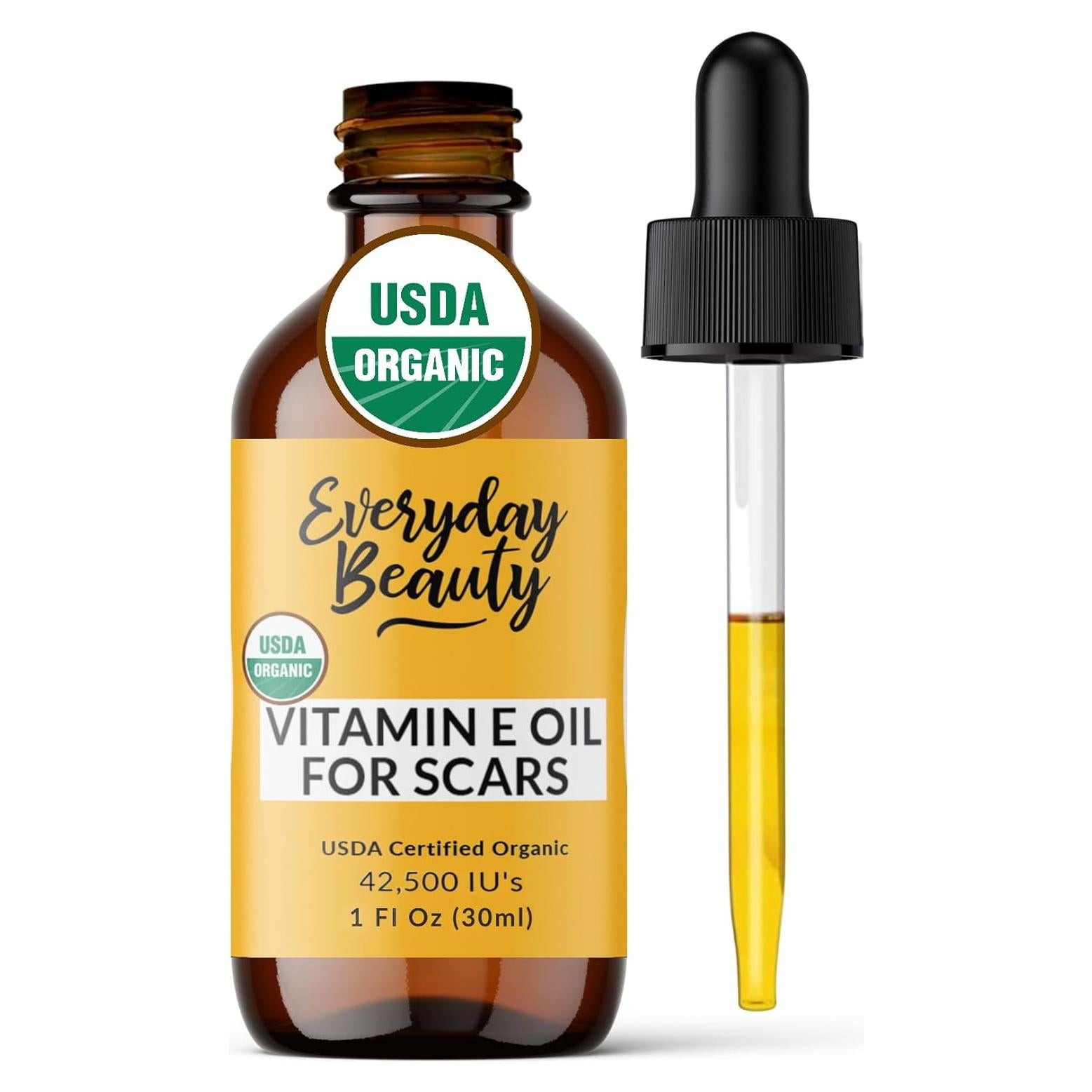 Aceite de Vitamina E Orgánico 30ml - Hidratante para Cicatrices