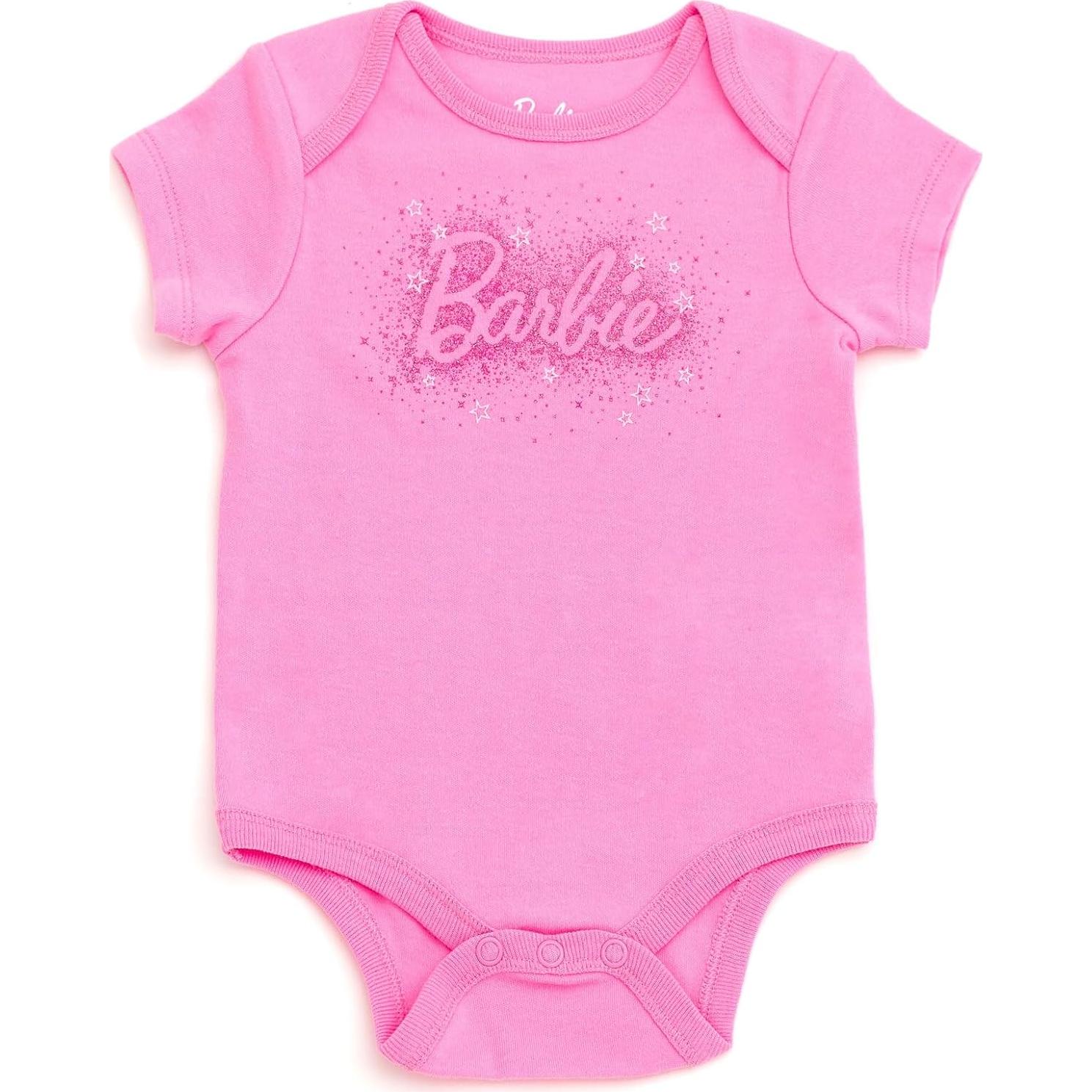 Body para Bebé Barbie Paquete de 3 - 0 a 24 Meses