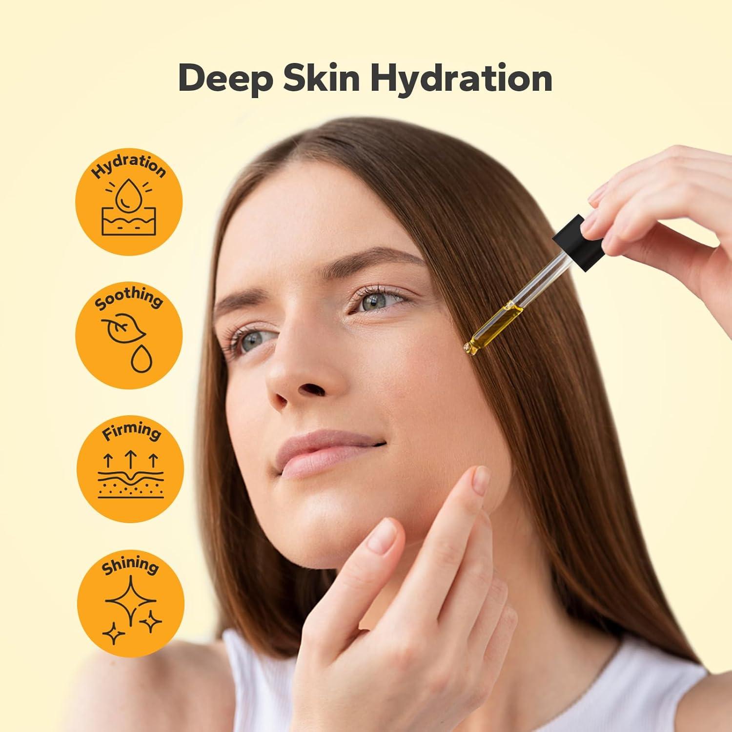 Aceite de Vitamina E Orgánico SilkySecret 120 ml Hidratante Facial y Corporal