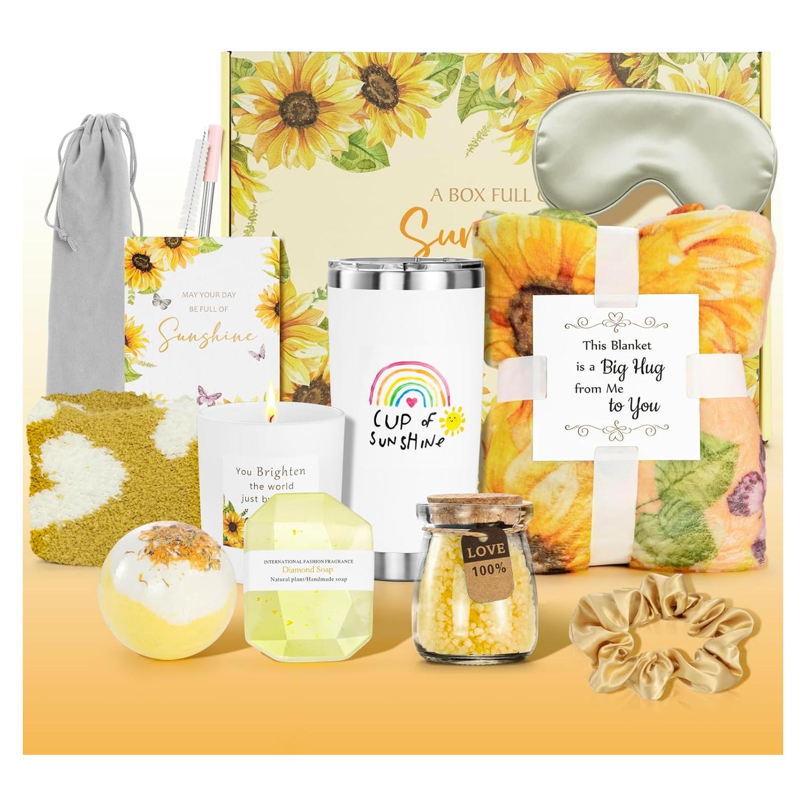 Conjunto de Regalos de Girasol LARAINE 13 Piezas para Mujer