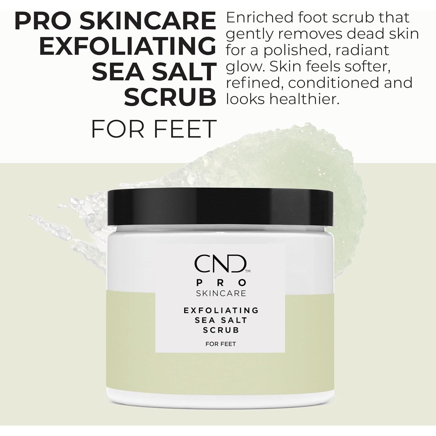 Cuidado de Pies CND Pro Exfoliante de Sal Marina 500g