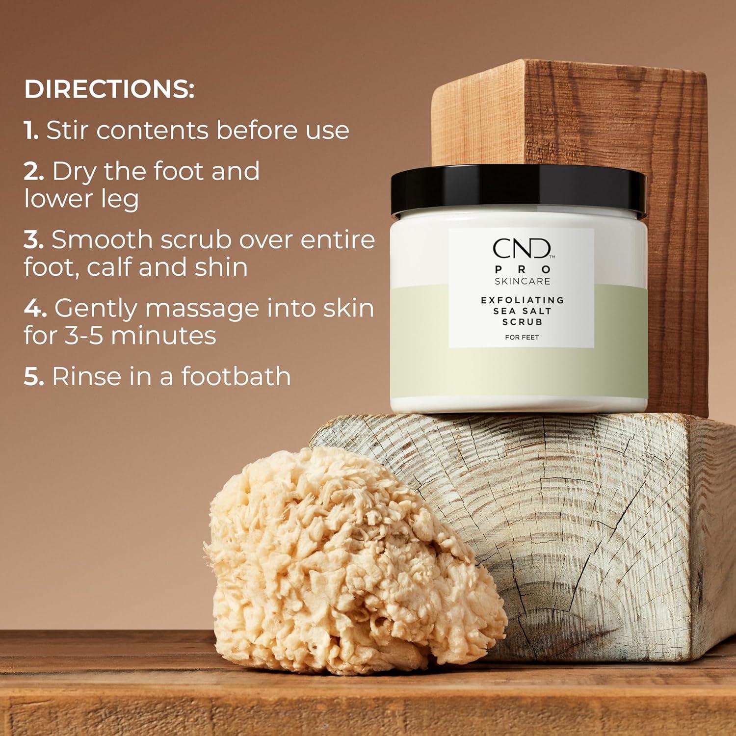 Cuidado de Pies CND Pro Exfoliante de Sal Marina 500g