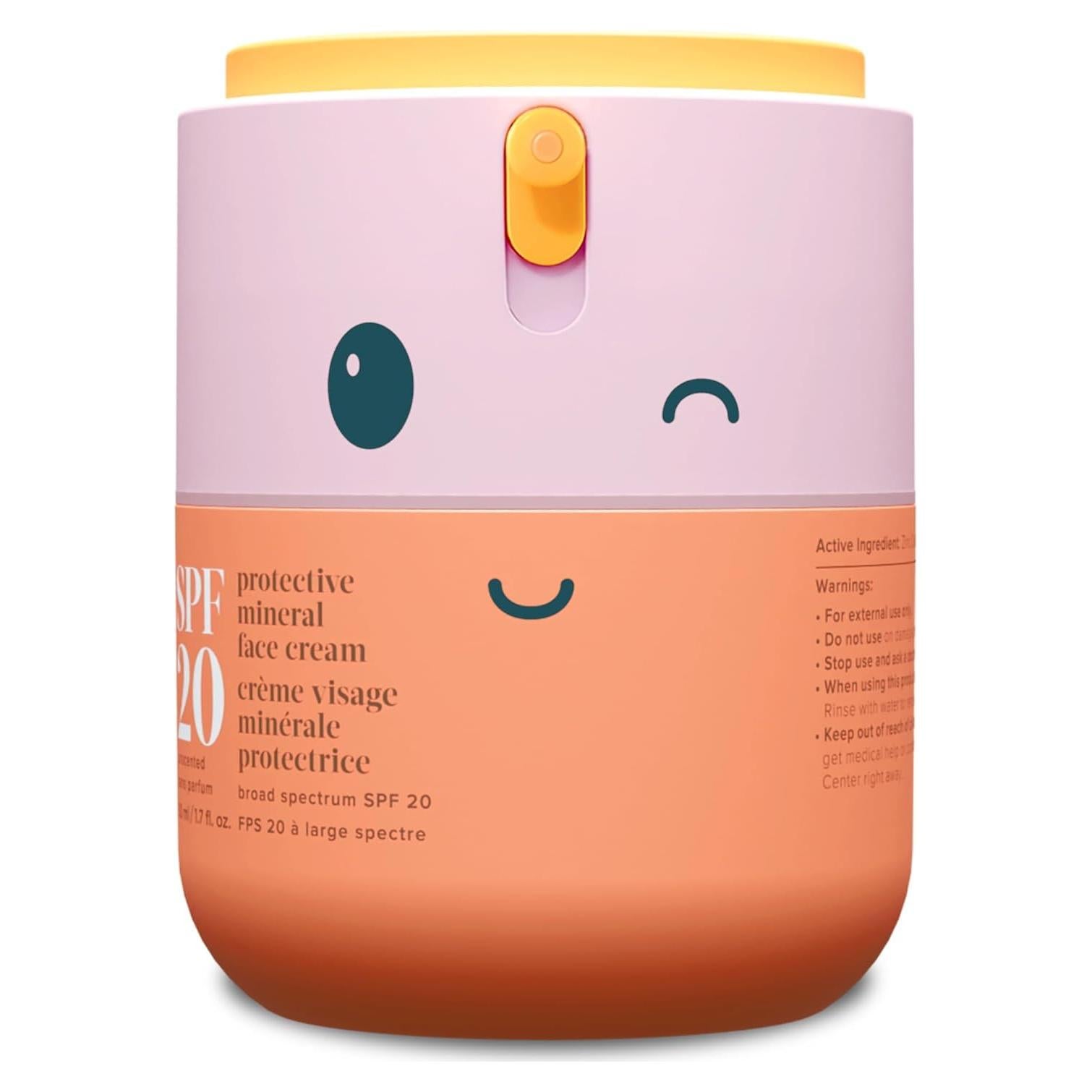 Crema Facial Hidratante para Niños Evereden SPF 20 48g