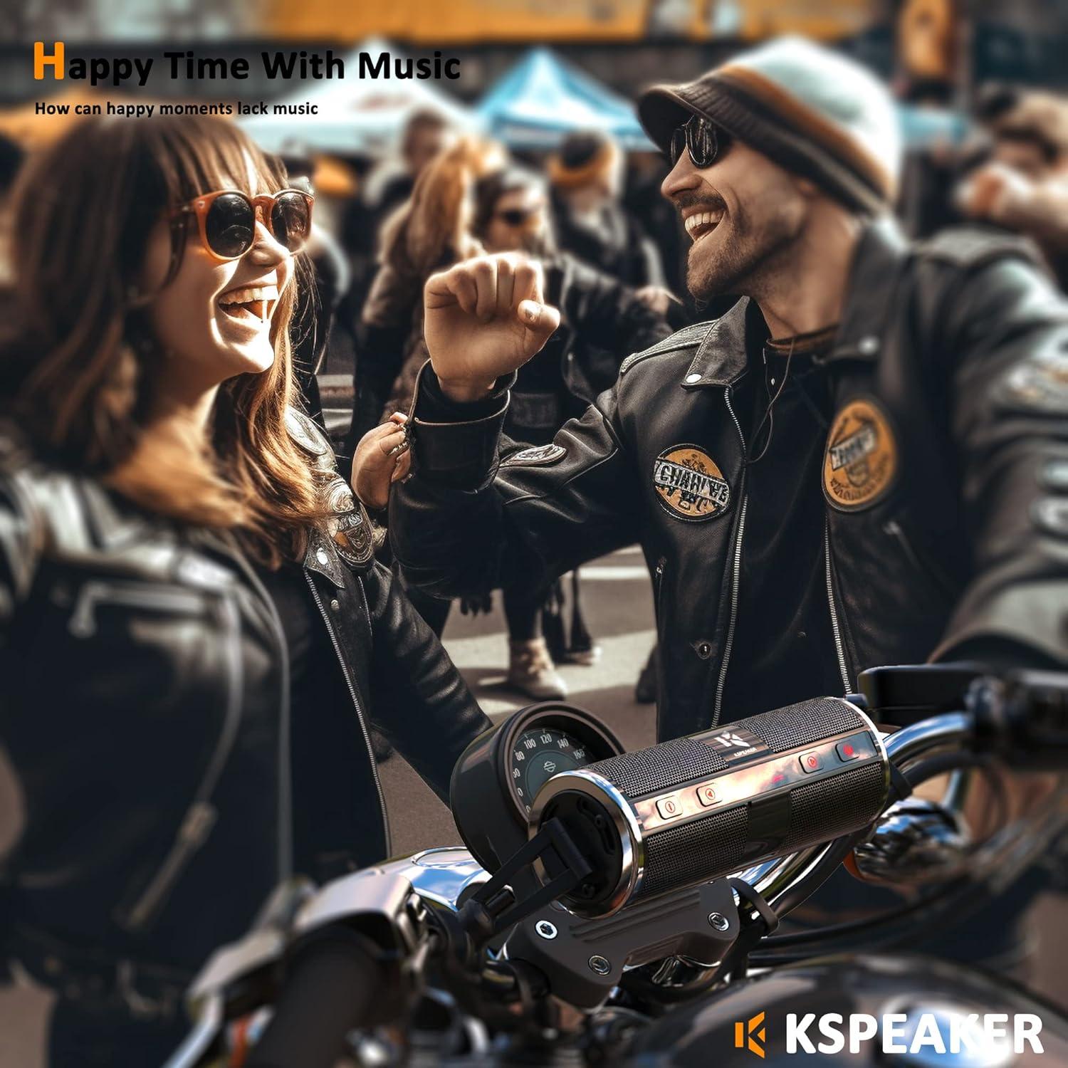 Altavoces Bluetooth Impermeables KSPEAKER K2BL 3" para Moto