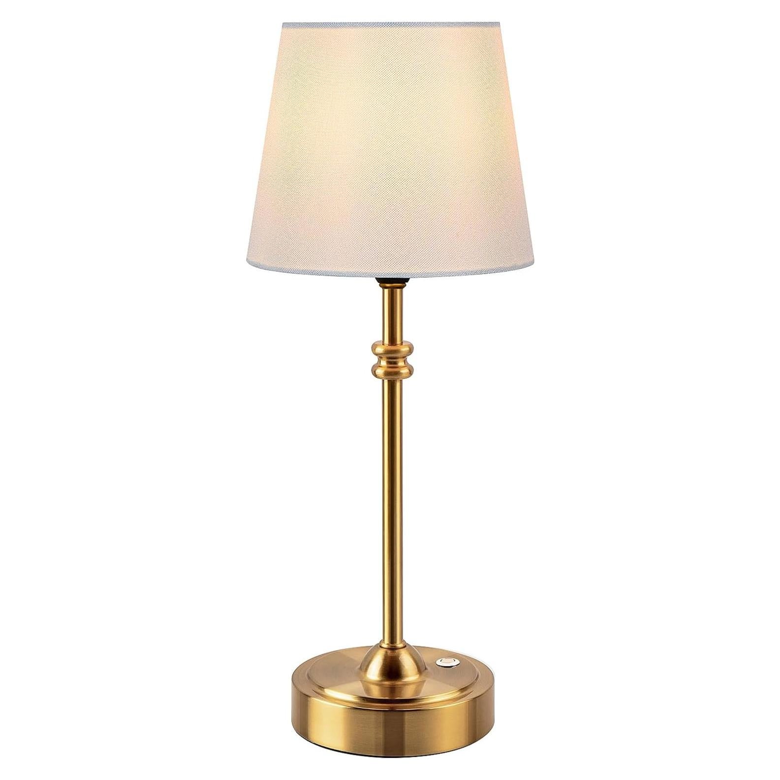 Lámpara Inalámbrica ONEWISH 4000mAh Regulable Dorada