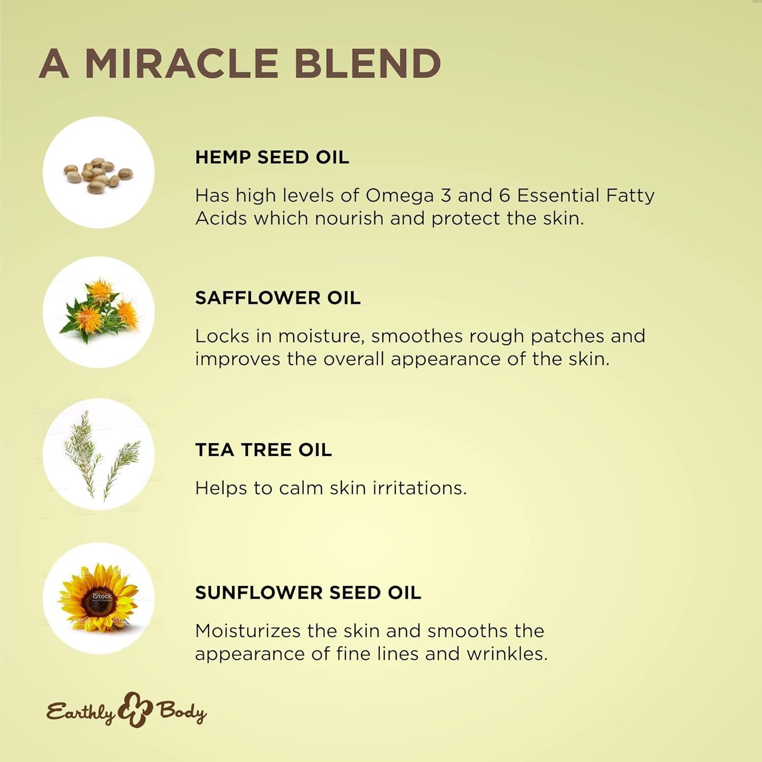 Crema Nutritiva Earthly Body Tea Tree 113.4 g - 100% Vegana