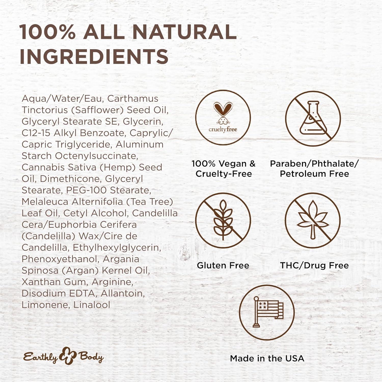 Crema Nutritiva Earthly Body Tea Tree 113.4 g - 100% Vegana