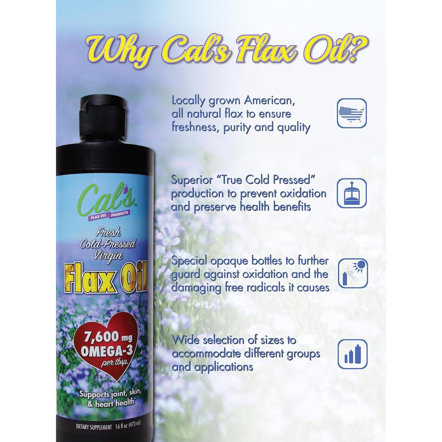 Aceite de Linaza Prensado en Frío Stengel 473 ml Omega-3