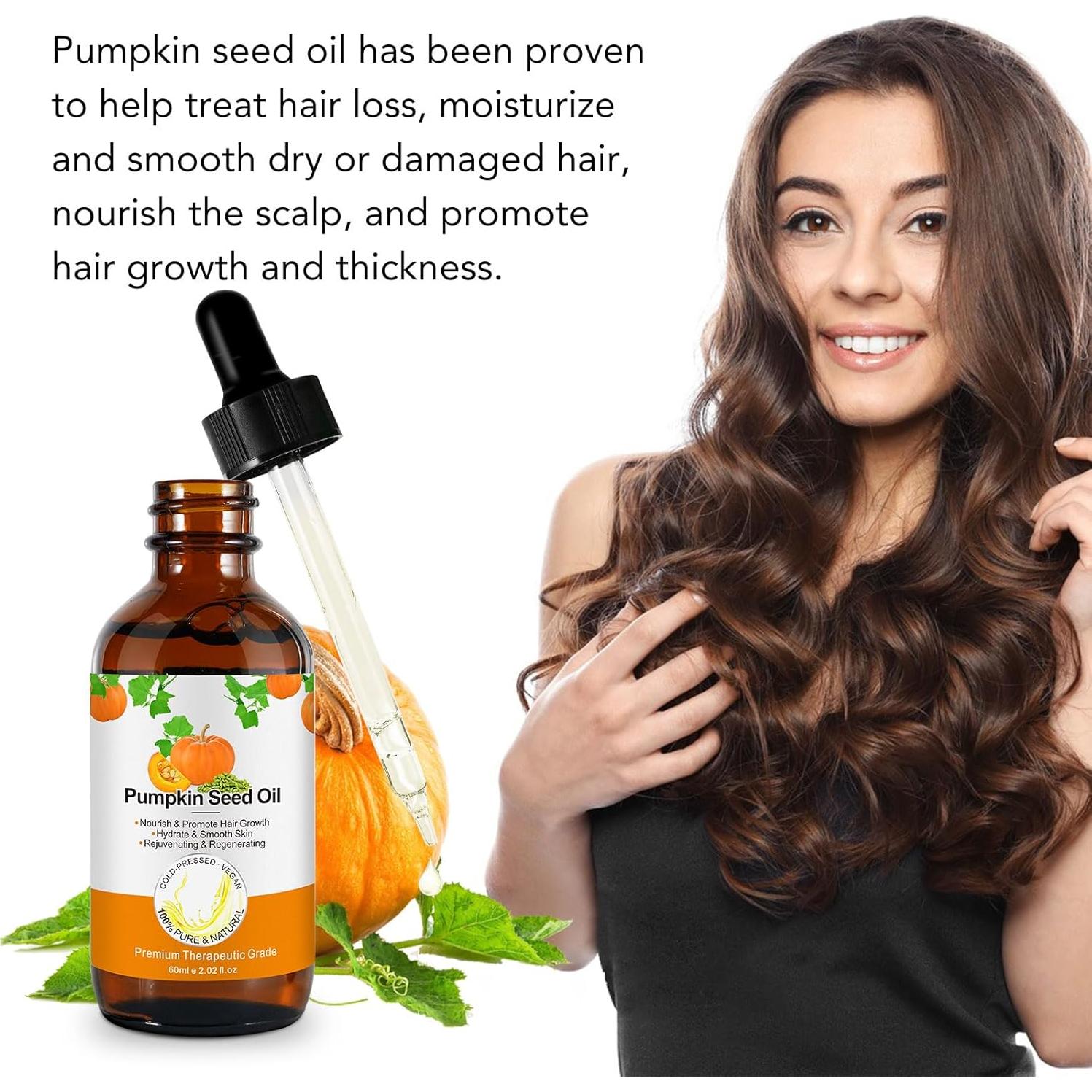 Aceite de Semilla de Calabaza WELOSUER 59.87 ml Hidratante Cabello y Piel