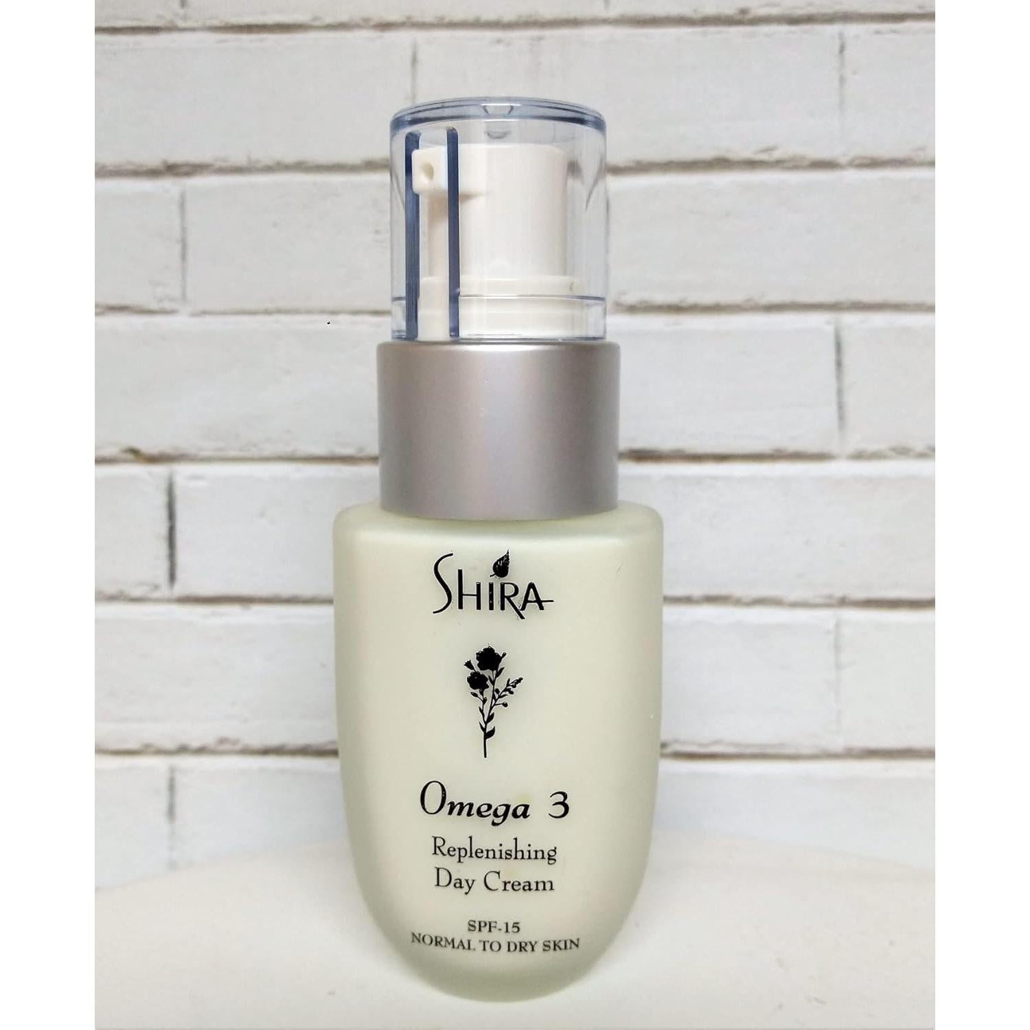 Crema Hidratante Facial Shira Esthetics Omega 3 56.7g - Antienvejecimiento con SPF 15