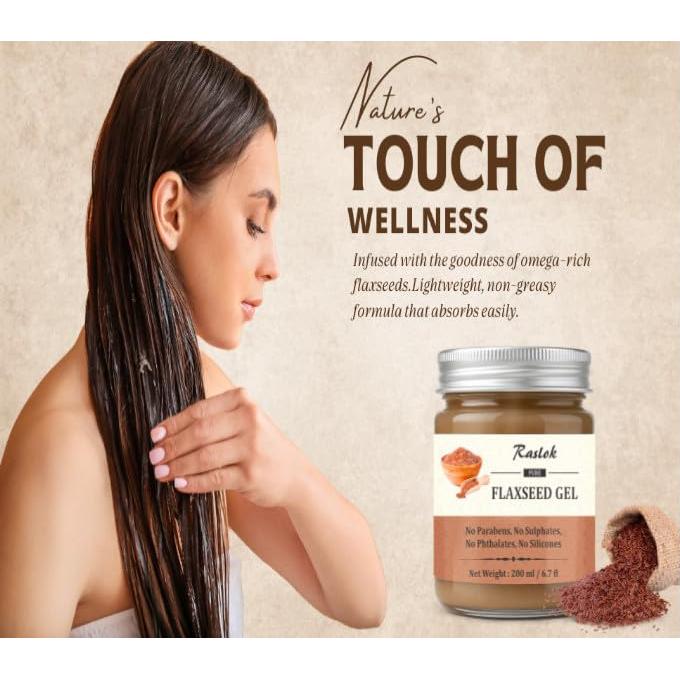 Gel de Semilla de Lino Puro Singal 200ml - Hidrata y Nutre Cabello