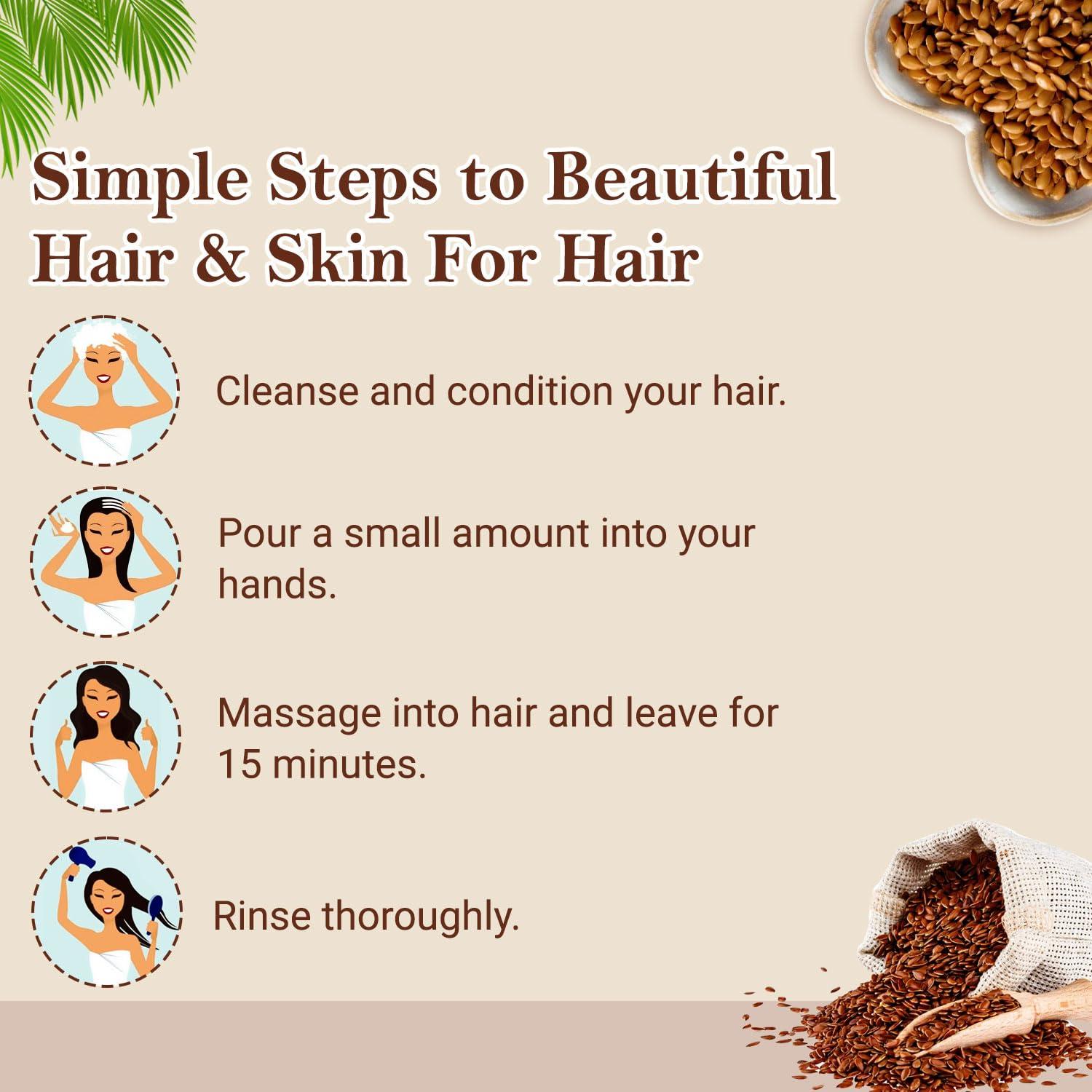 Gel de Linaza Orgánico Netra 200 g con Vitamina E para Cabello y Piel