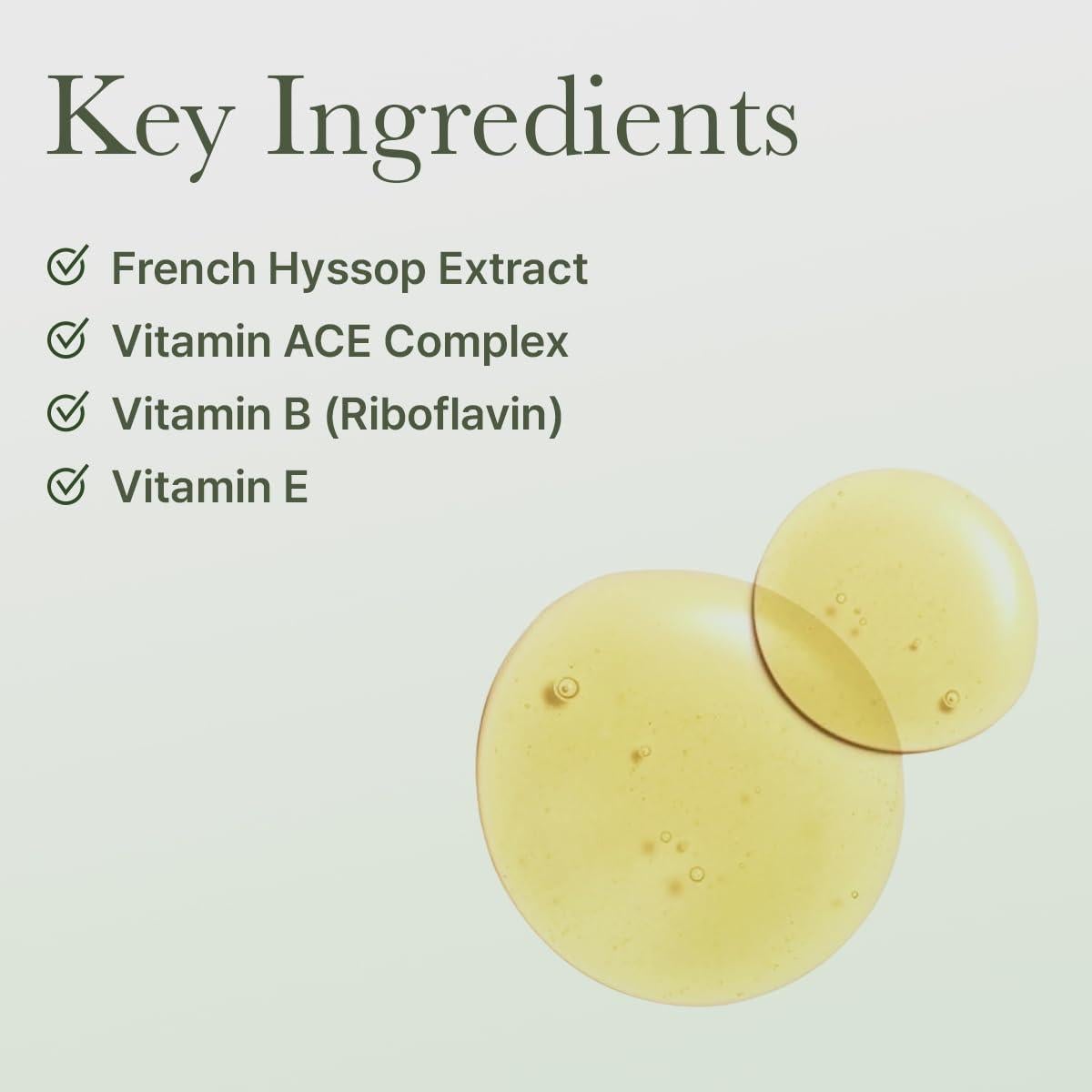 Mascarilla de hoja Arencia Hyssop Glow 5 unidades hidratantes