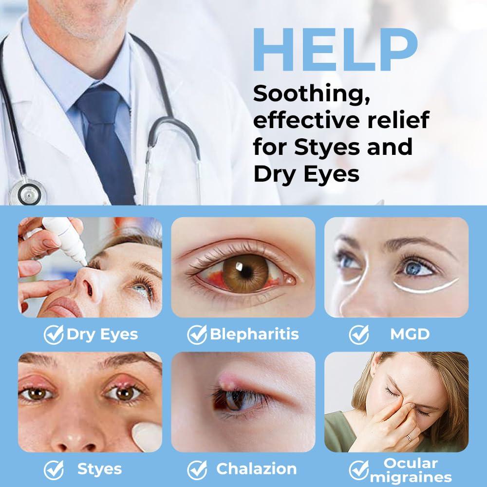 Máscara Térmica para Ojos Aroma Season con Semillas de Lino