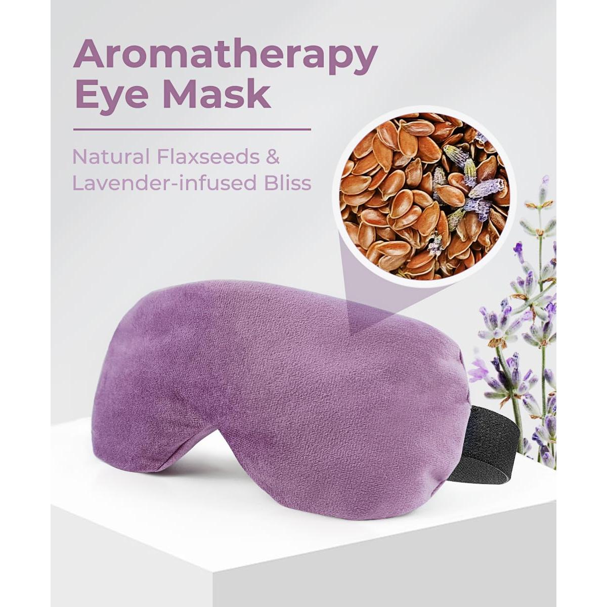 Máscara Térmica para Ojos Aroma Season con Semillas de Lino