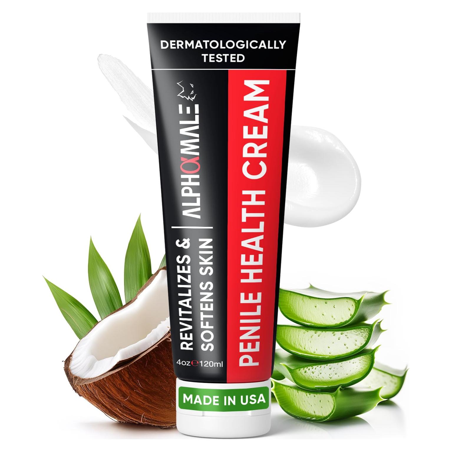 Crema Hidratante Peniana AlphaMale 113.4g - Sin Fragancia