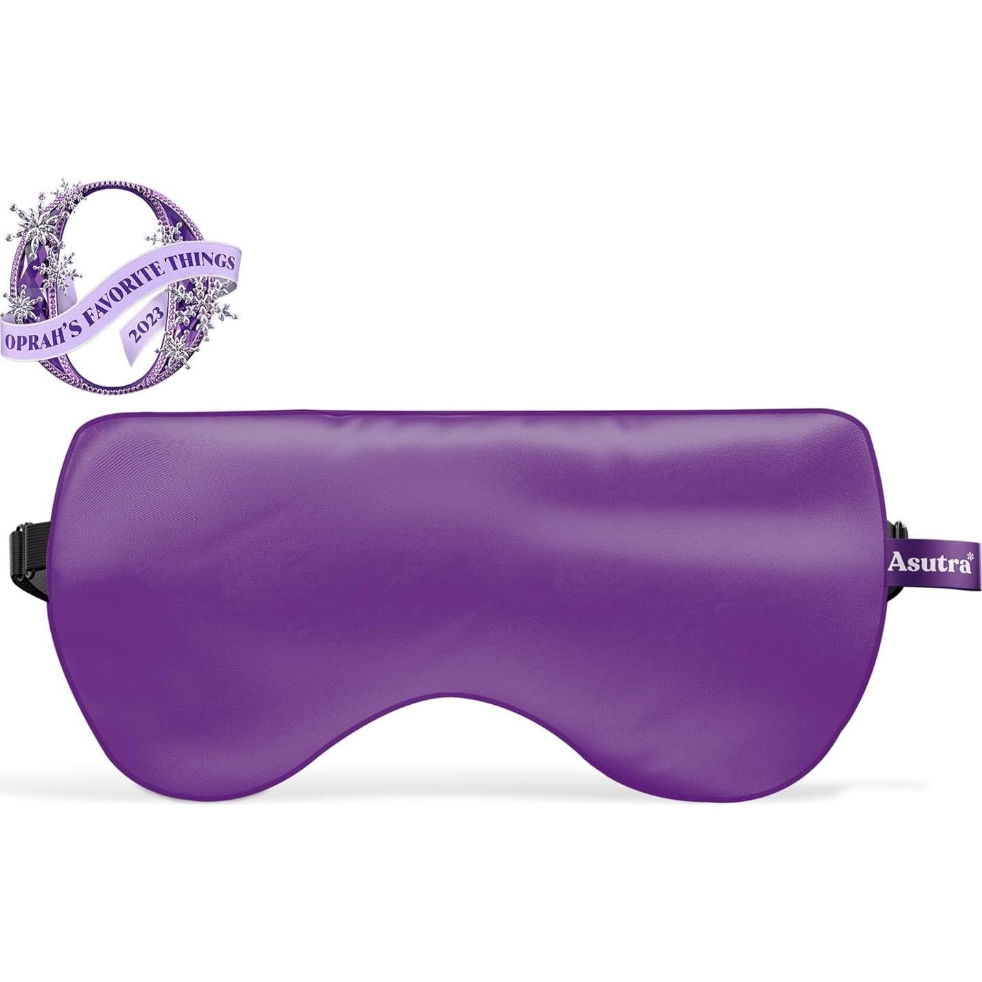 Conjunto de Dormitorio Asutra - Almohadilla de Ojos Seda, Loción Melatonina y Rocío Aromaterapia