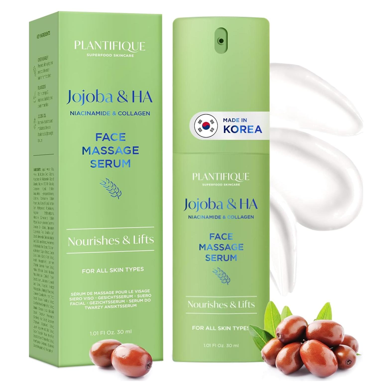 Suero Facial Hidratante Plantifique con Jojoba y Ácido Hialurónico 120g