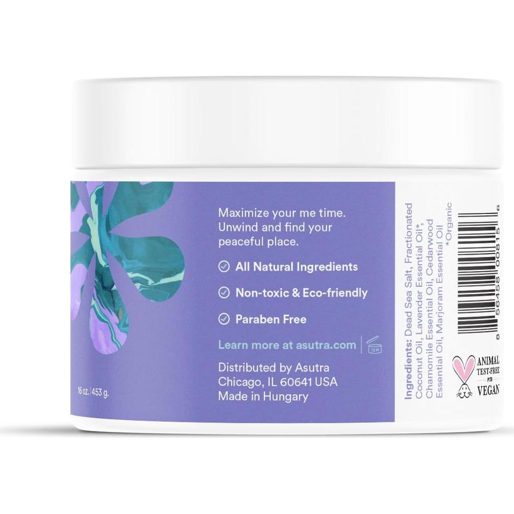 Paquete de Relajación ASUTRA - Máscara de Ojos de Seda y Sales de Baño