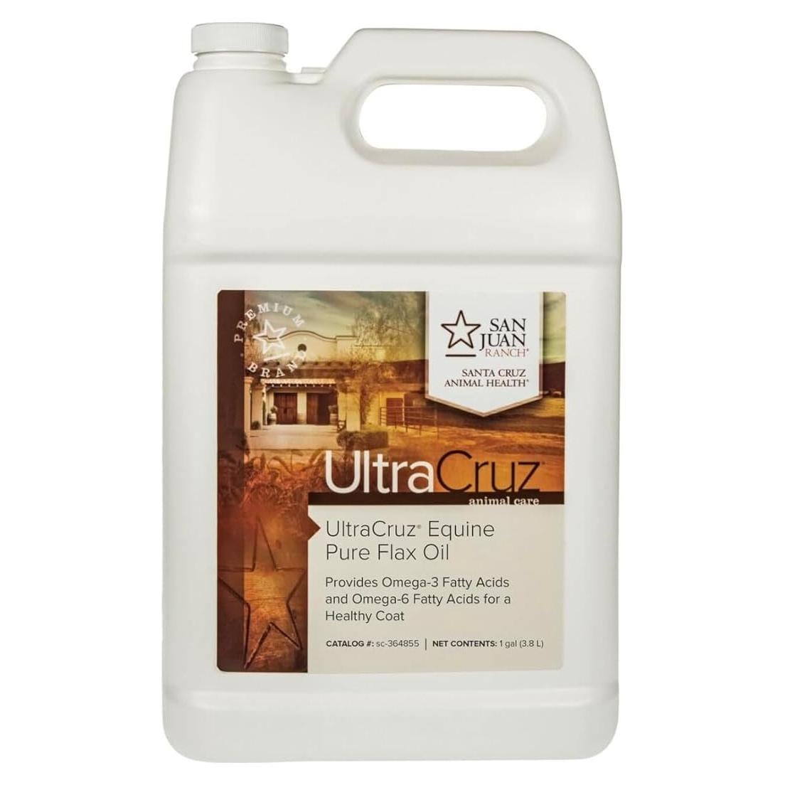 Suplemento Aceite de Linaza Pura UltraCruz 3.49kg para Caballos