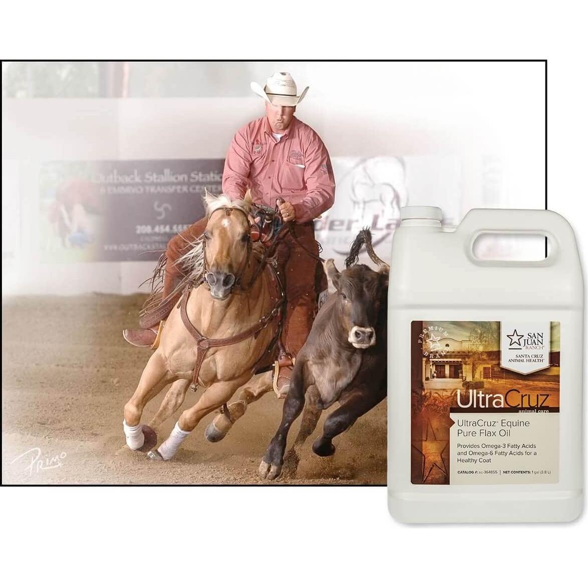 Suplemento Aceite de Linaza Pura UltraCruz 3.49kg para Caballos