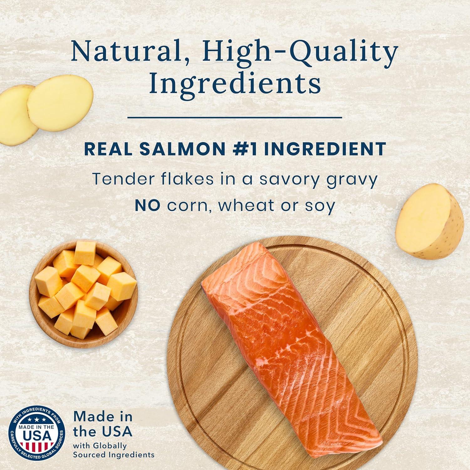 Comida Húmeda Natural para Perros Blue Buffalo 12 Pack Salmón