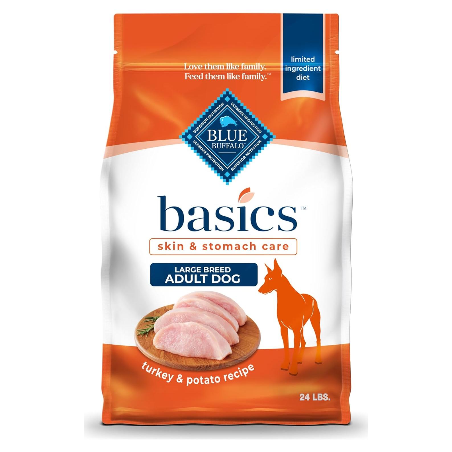 Alimento Seco para Perros Adultos Raza Grande Blue Buffalo Pavo 10.89 kg