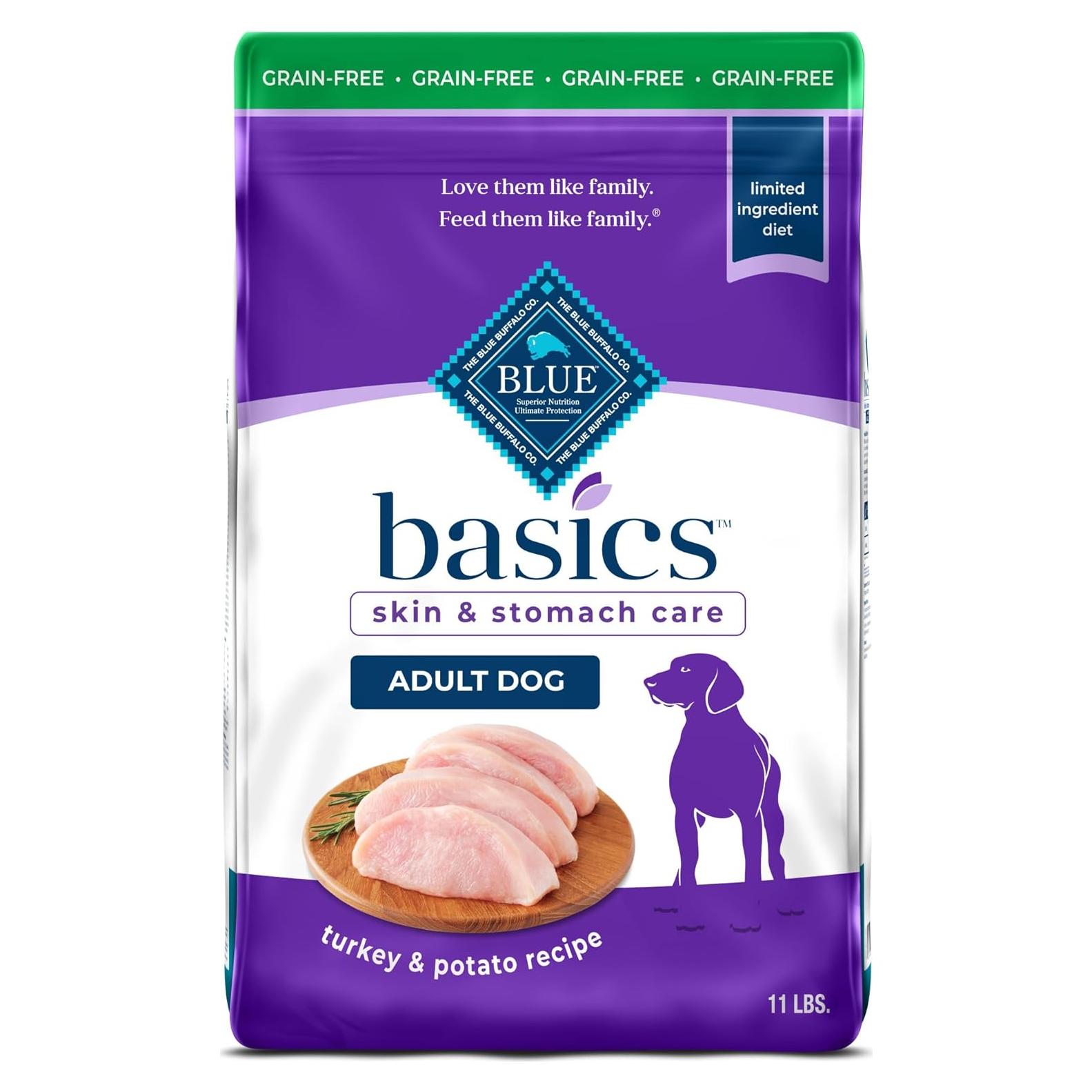 Comida Seca para Perros Blue Buffalo Basics 5 kg Pavo y Papa