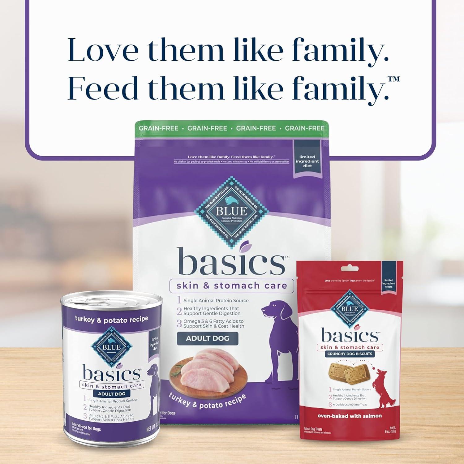 Comida Seca para Perros Blue Buffalo Basics 5 kg Pavo y Papa