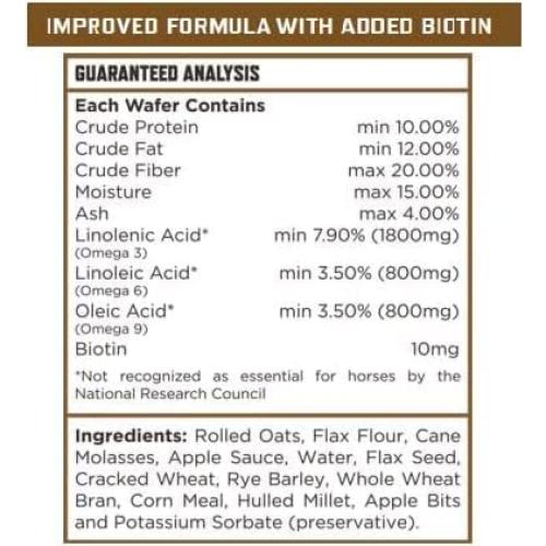 Galletas Omega Majesty para Caballos 1.36 kg - Suplemento Piel y Pelaje