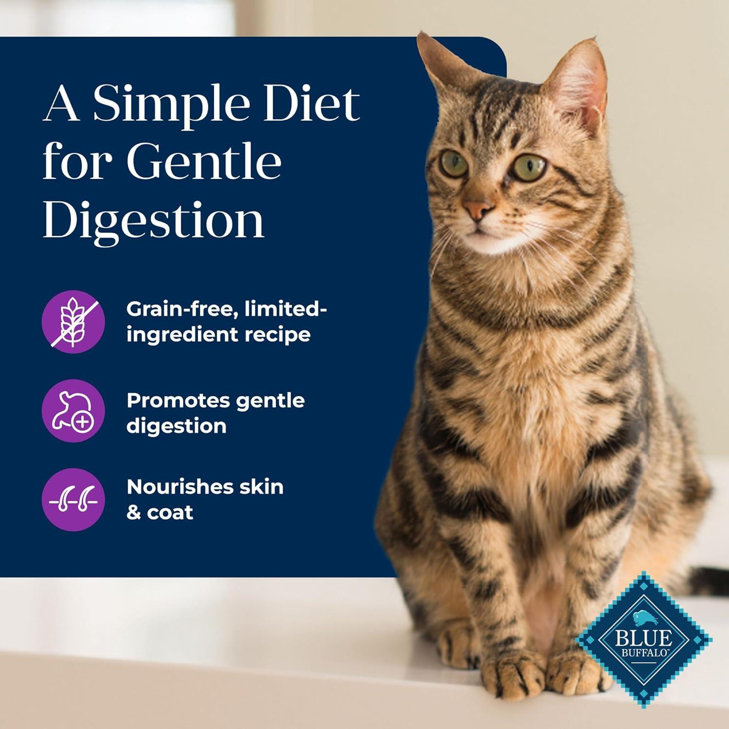 Comida Húmeda para Gatos Blue Buffalo Basics Pavo 85g x24