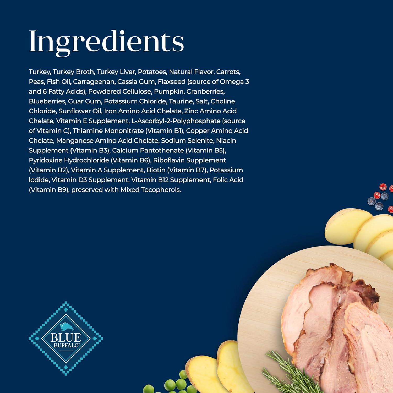 Comida Húmeda para Gatos Blue Buffalo Basics Pavo 85g x24