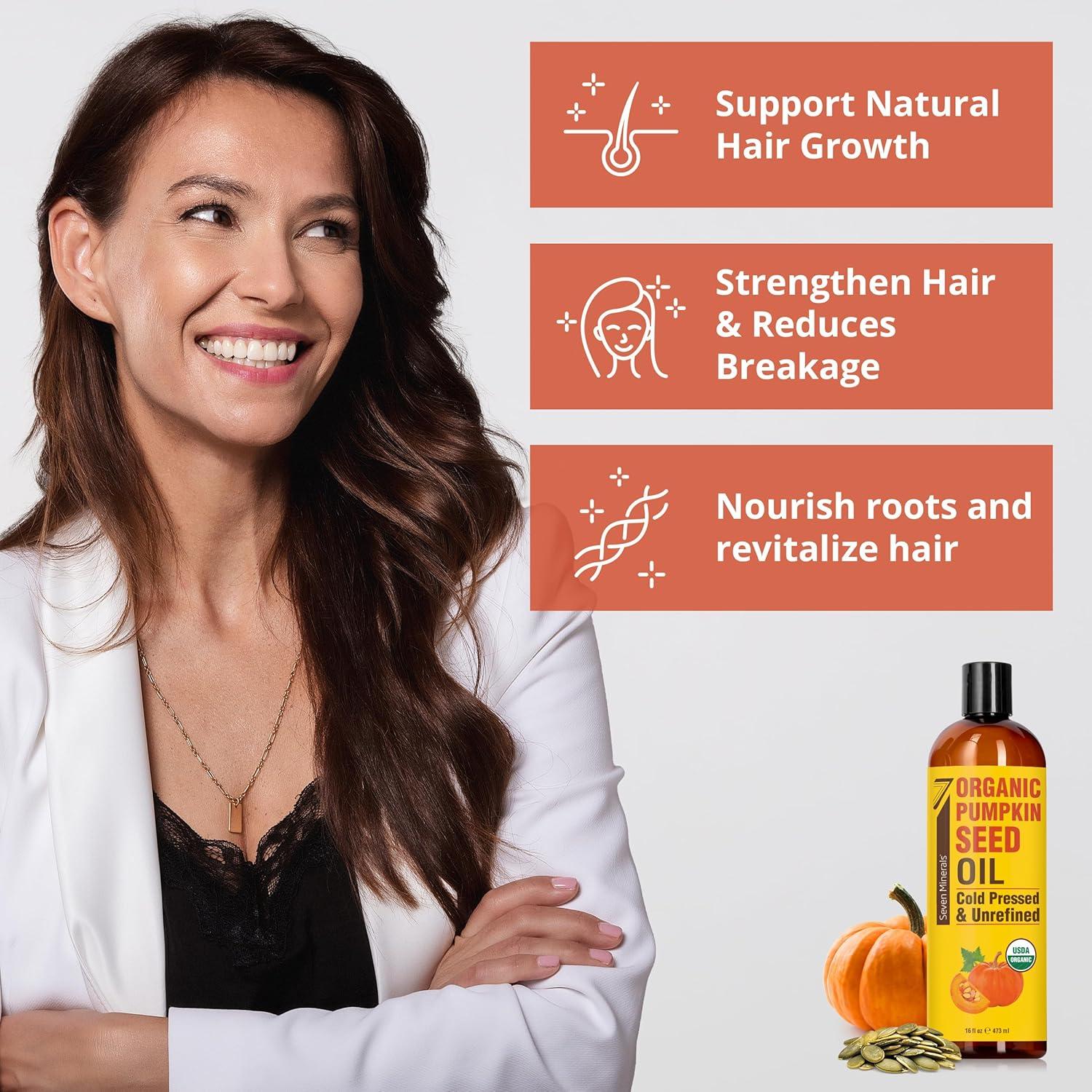 Aceite de Semilla de Calabaza Orgánico Seven Minerals 453g