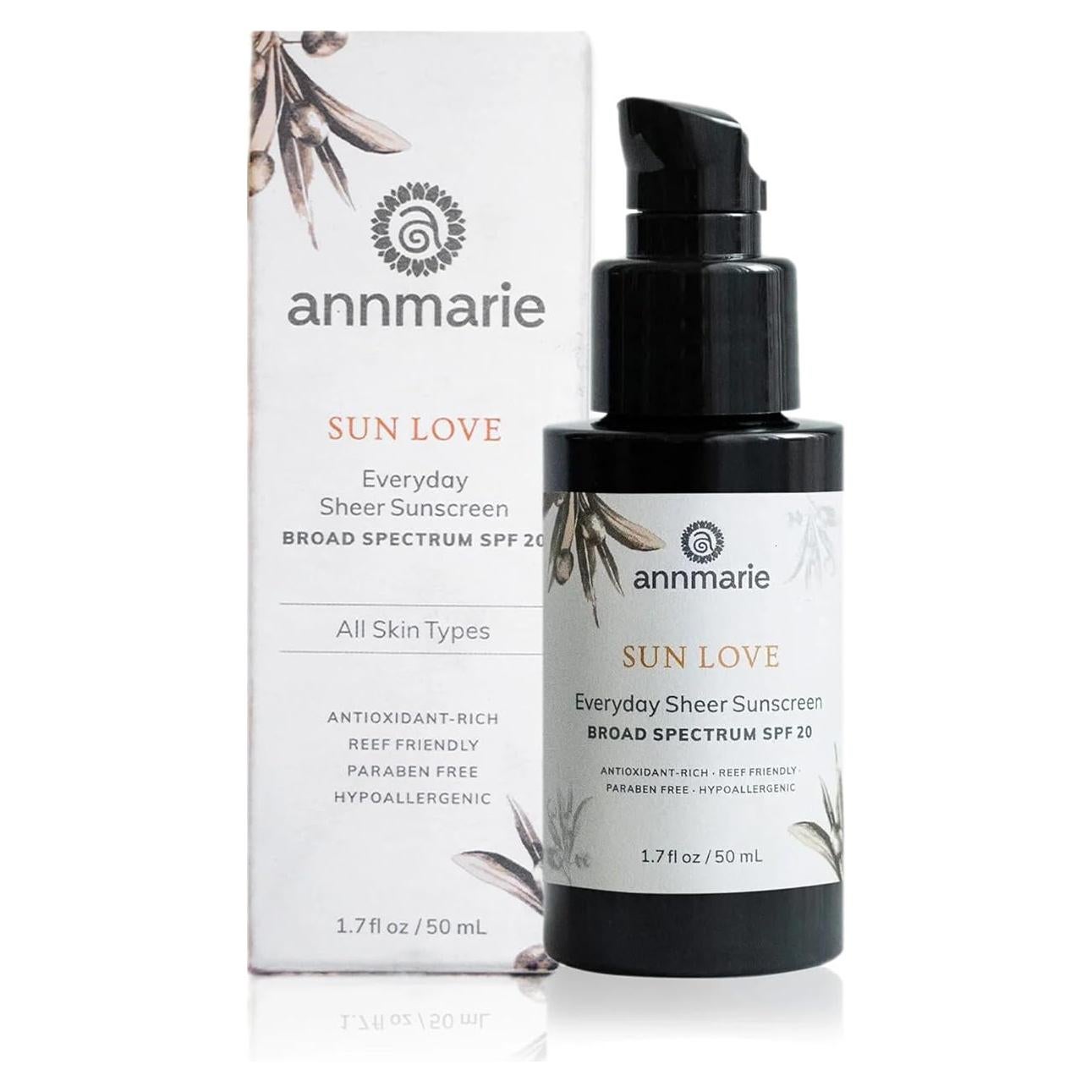 Protector Solar Orgánico Annmarie Skin Care SPF 20 - 50ml