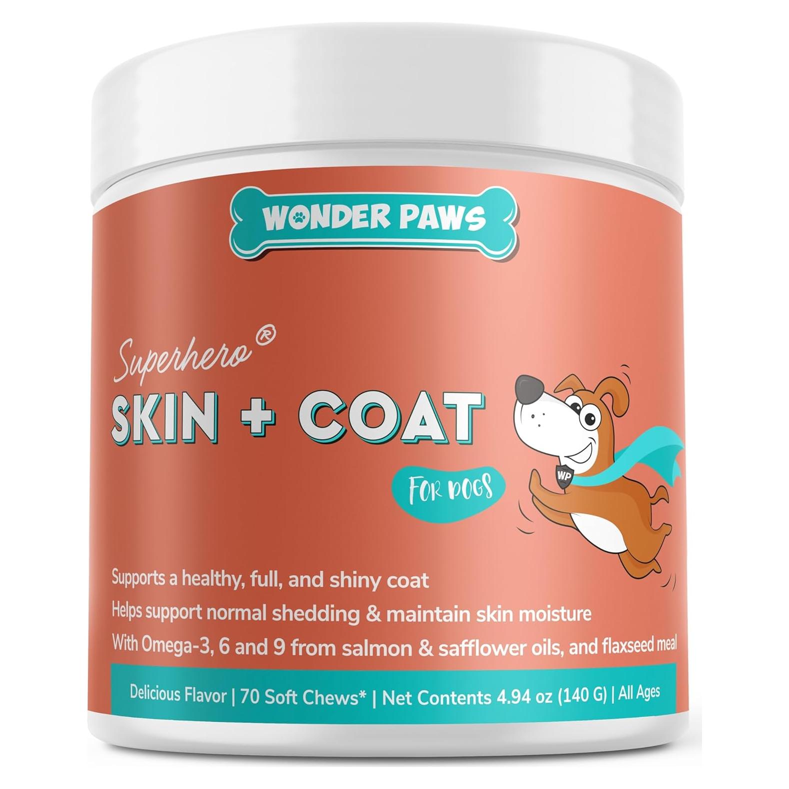 Suplemento para Piel y Pelaje Wonder Paws 70 Golosinas