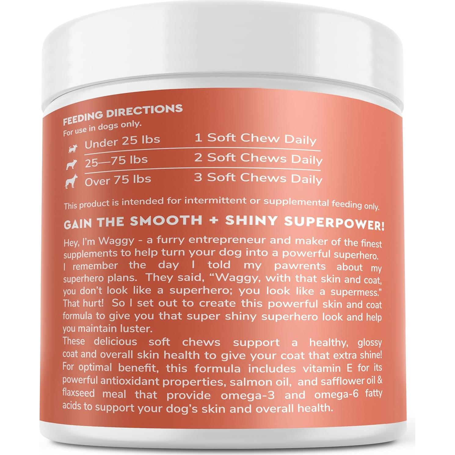 Suplemento para Piel y Pelaje Wonder Paws 70 Golosinas