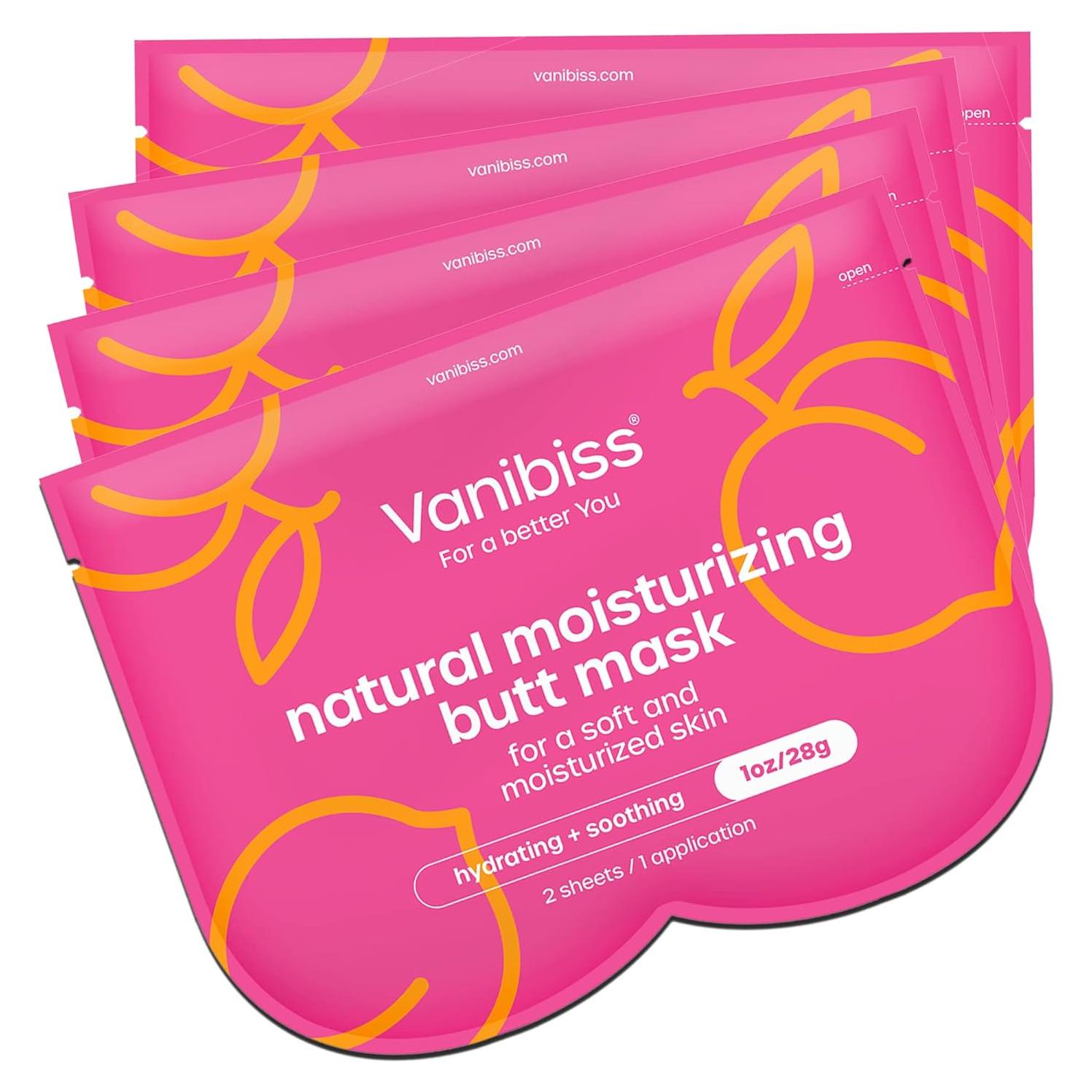 Máscara Hidratante para el Trasero Vanibiss - Colágeno 4 Pzas