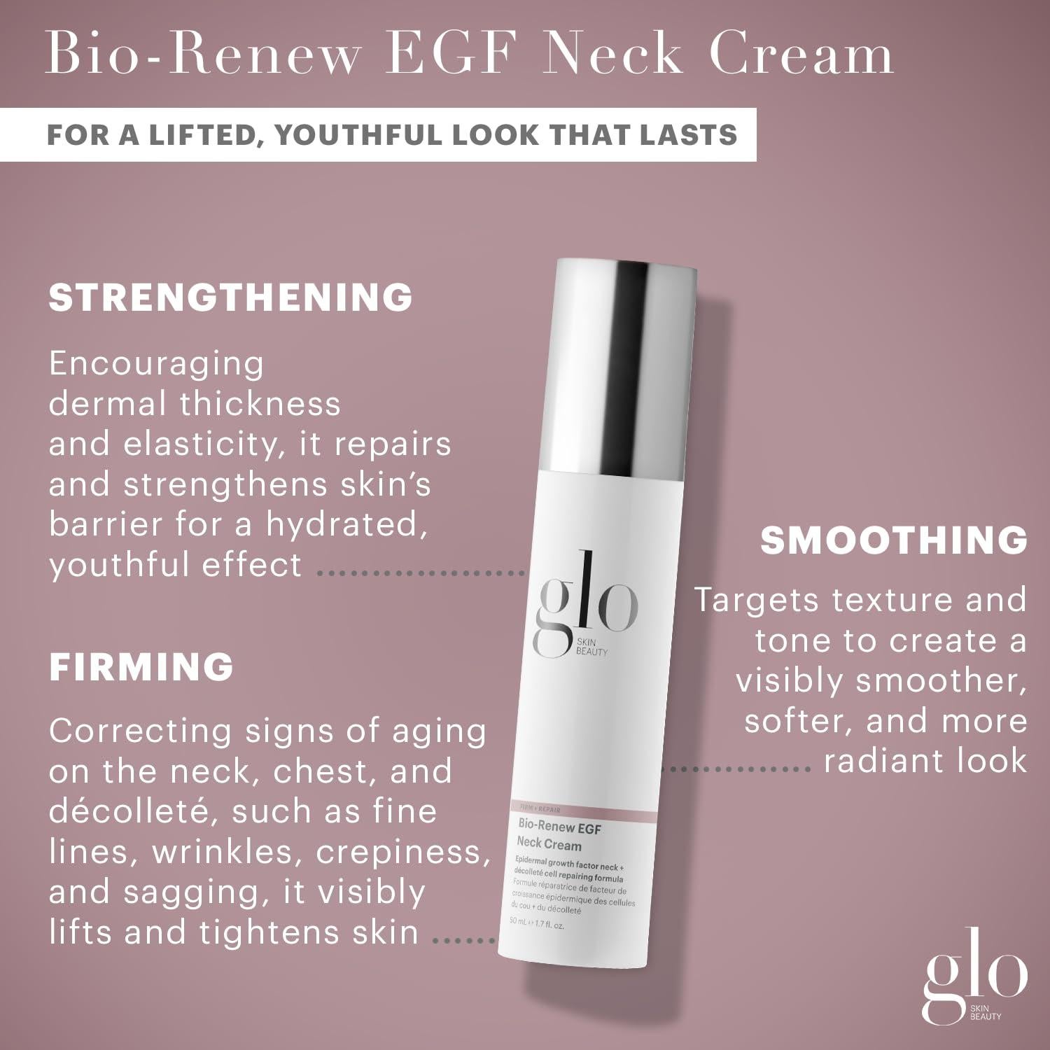 Crema para el Cuello Glo Skin Beauty Bio-Renew EGF 108g