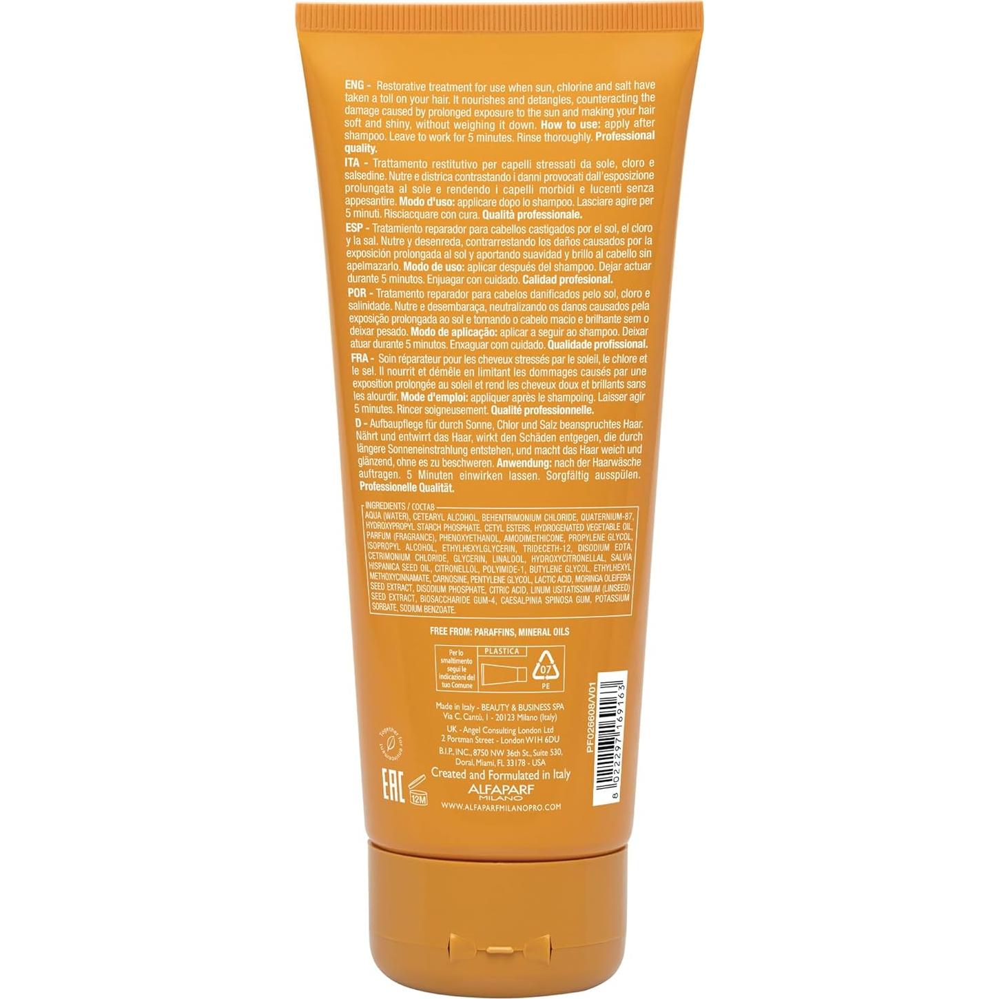 Tratamiento Capilar Alfaparf Milano Sunshine 190g - Vegano