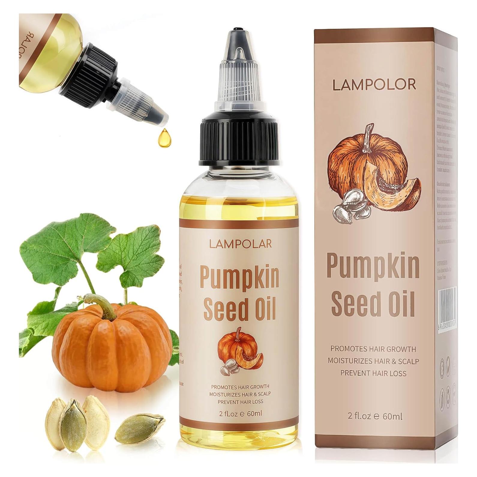 Aceite de Semilla de Calabaza Lampolar 59.15 ml - 100% Puro