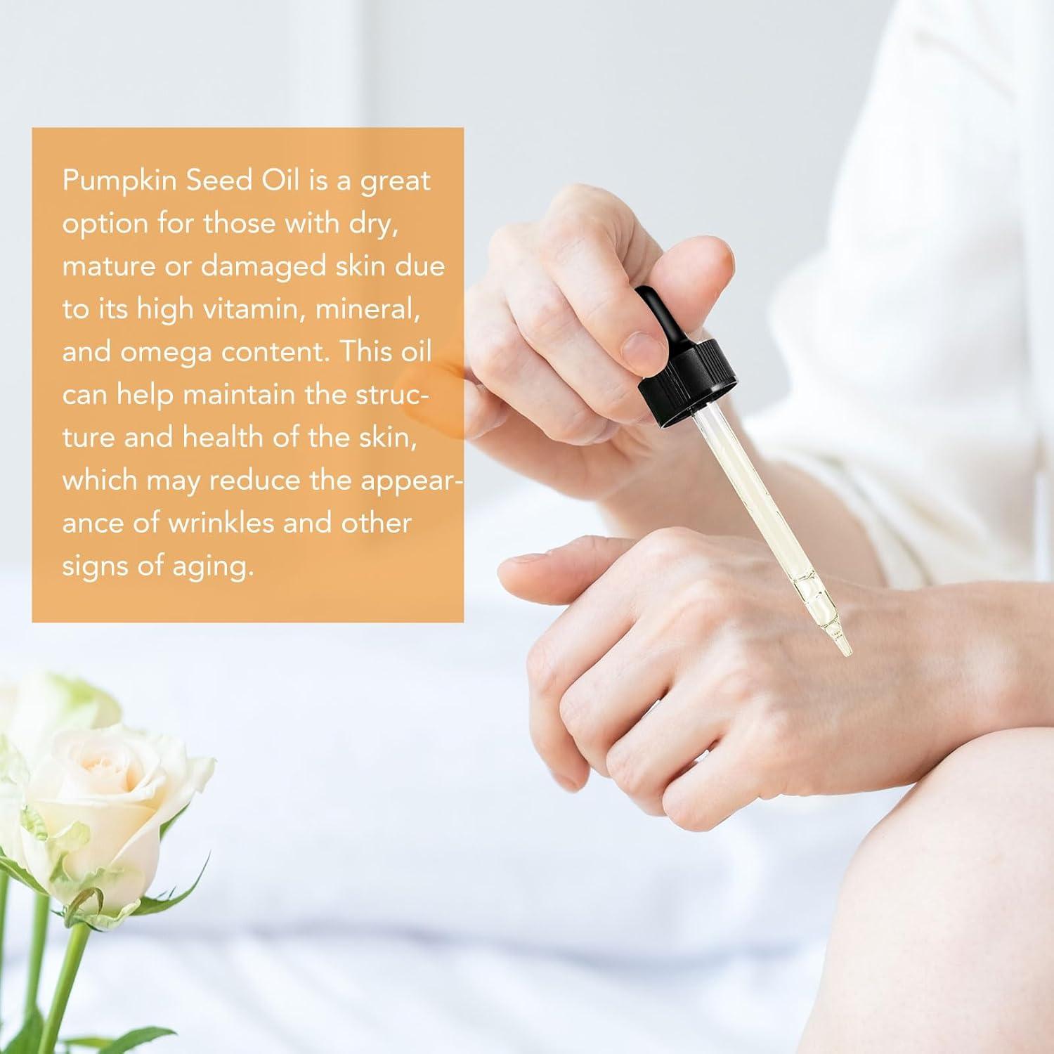 Aceite de Semilla de Calabaza Puro 59 ml - Crecimiento Cabello Seco