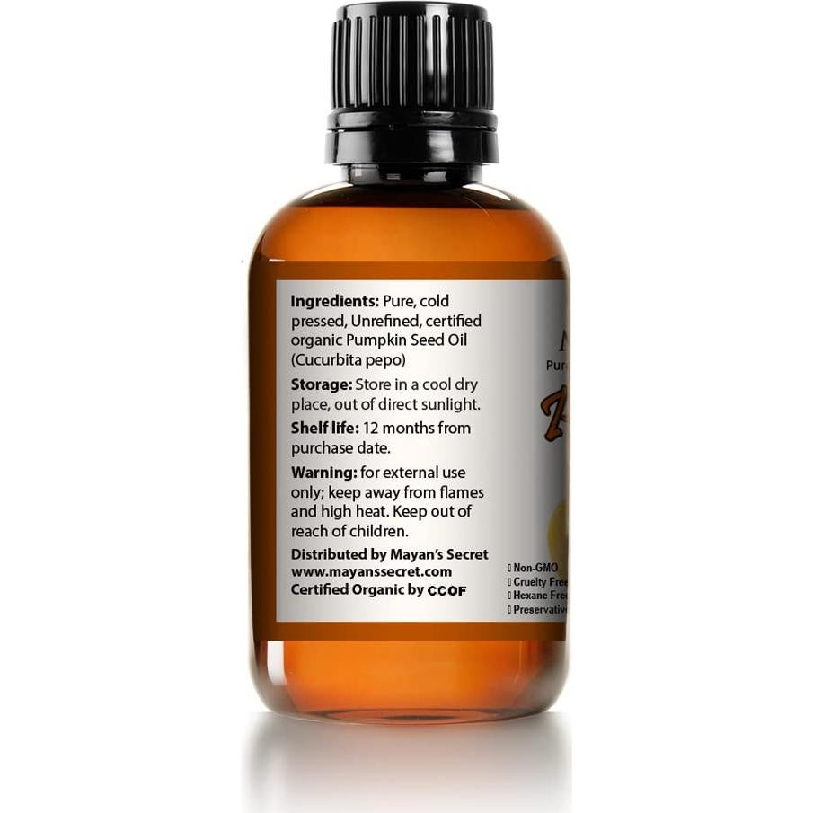 Aceite de Semilla de Calabaza Orgánico Mayan's Secret 113g