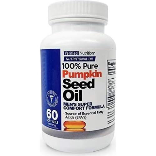 Aceite de Semilla de Calabaza Puro Nutrición Verificada 60 Geles