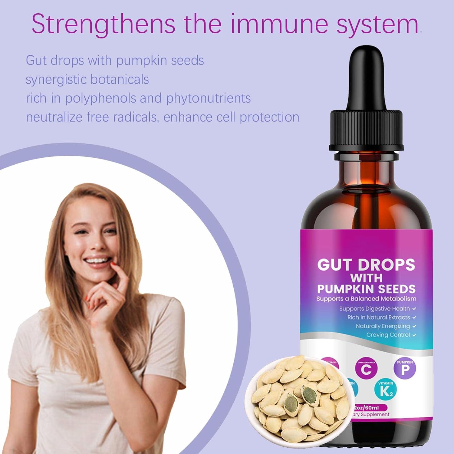 Gotas Digestivas PM con Semilla de Calabaza 60ml - Salud Intestinal