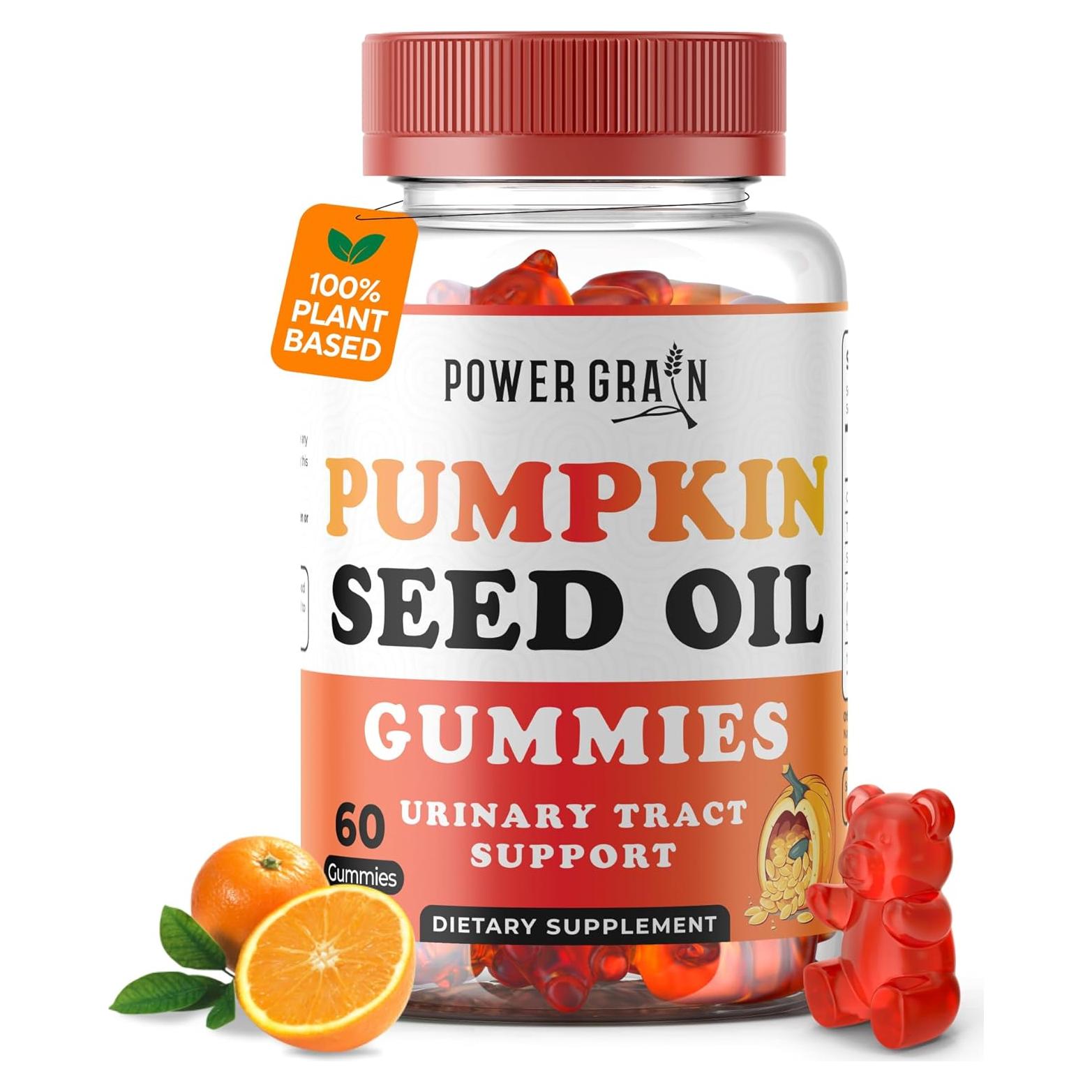 Gomitas de Aceite de Semilla de Calabaza Power Grain 4000mg