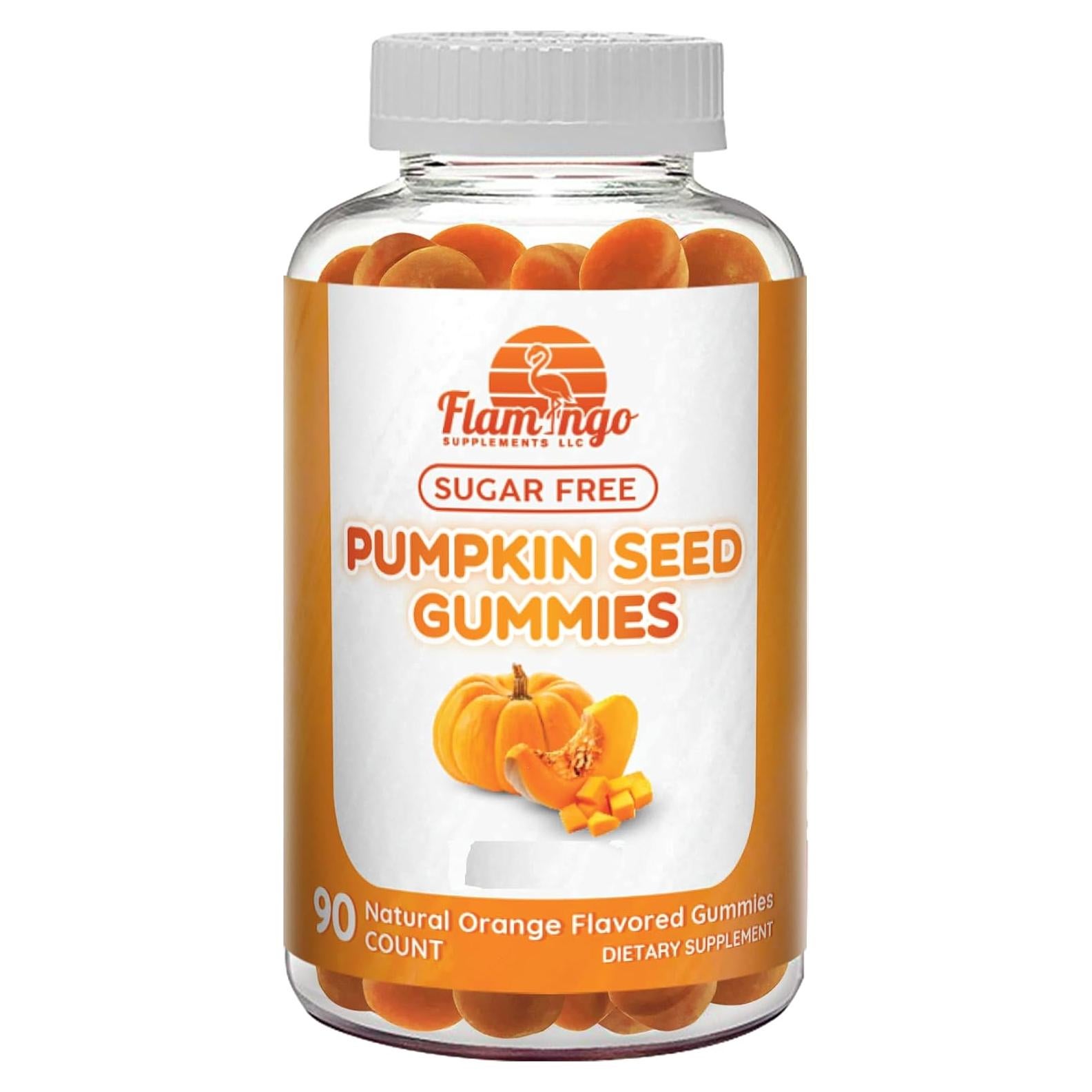 Gomitas de Aceite de Semilla de Calabaza Flamingo - 90 Unidades