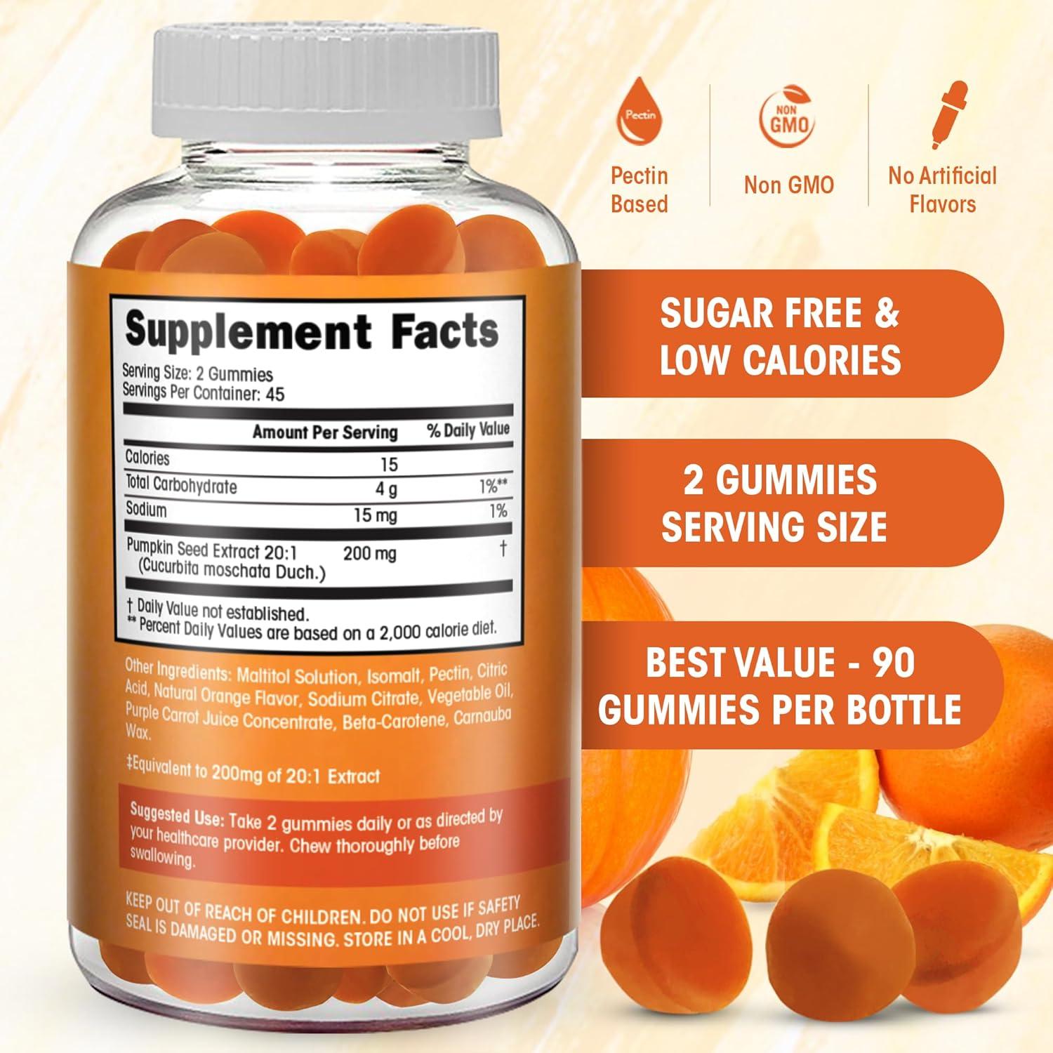 Gomitas de Aceite de Semilla de Calabaza Flamingo - 90 Unidades