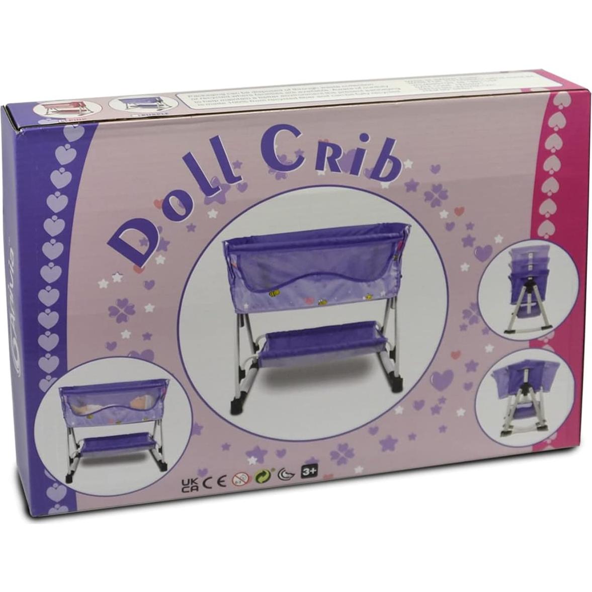 Cama de Muñeca ANIVIA DP601 2 en 1 Cuna y Columpio