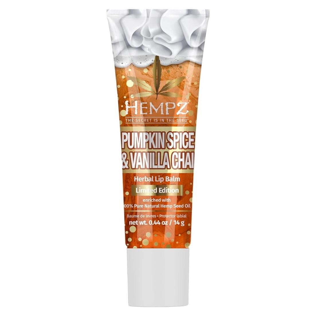 Bálsamo Labial Herbal Hempz 12.5 g Calabaza y Chai